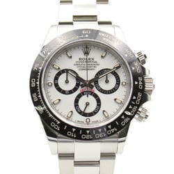 Rolex ROLEX Daytona Random Number Wristwatch Stainless Steel Men's White NB 116500LN