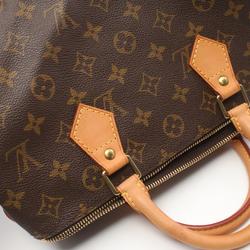 Louis Vuitton Speedy 30 Handbag Bag Coated Canvas Leather Monogram Women's Brown M41526