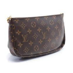 Louis Vuitton LOUIS VUITTON Multi Pochette Accessoires Shoulder Bag Coated Canvas Monogram Women's Brown Khaki M44813