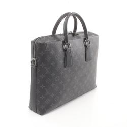 Louis Vuitton Apollo Bag, Coated Canvas, Leather, Monogram Eclipse, Men's, Black, M43152