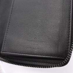 Louis Vuitton LOUIS VUITTON Zippy Wallet Vertical Monogram Shadow Round Long Leather Men's Black M62902