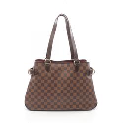 Louis Vuitton Batignolles Horizontal Shoulder Bag Coated Canvas Leather Damier Women's Brown N48179