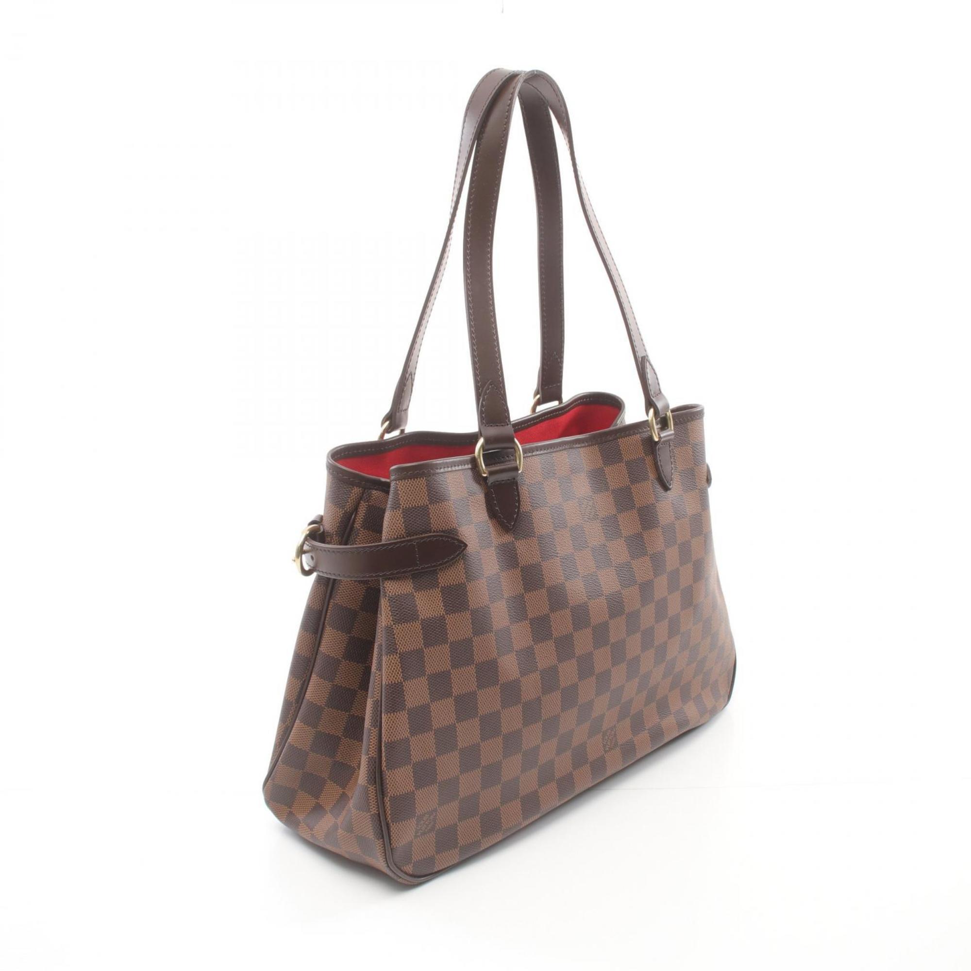 Louis Vuitton Batignolles Horizontal Shoulder Bag Coated Canvas Leather Damier Women's Brown N48179