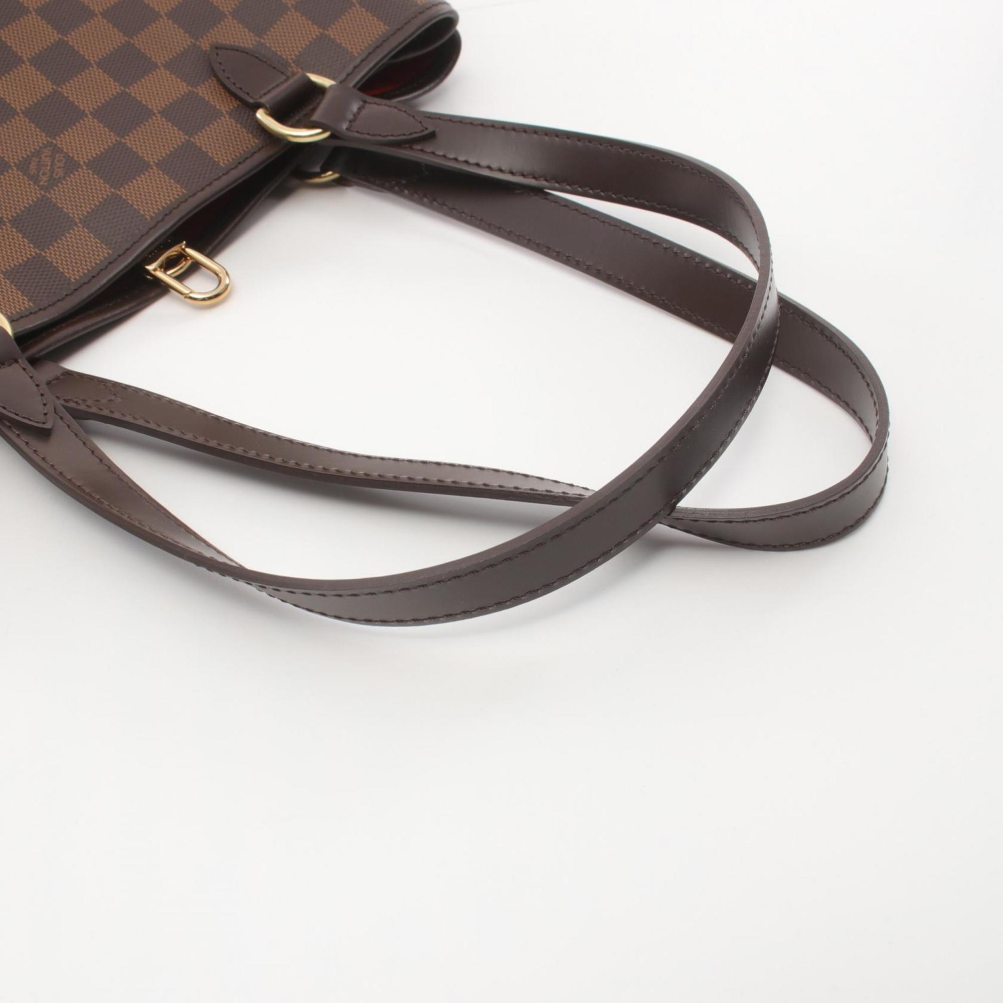 Louis Vuitton Batignolles Horizontal Shoulder Bag Coated Canvas Leather Damier Women's Brown N48179