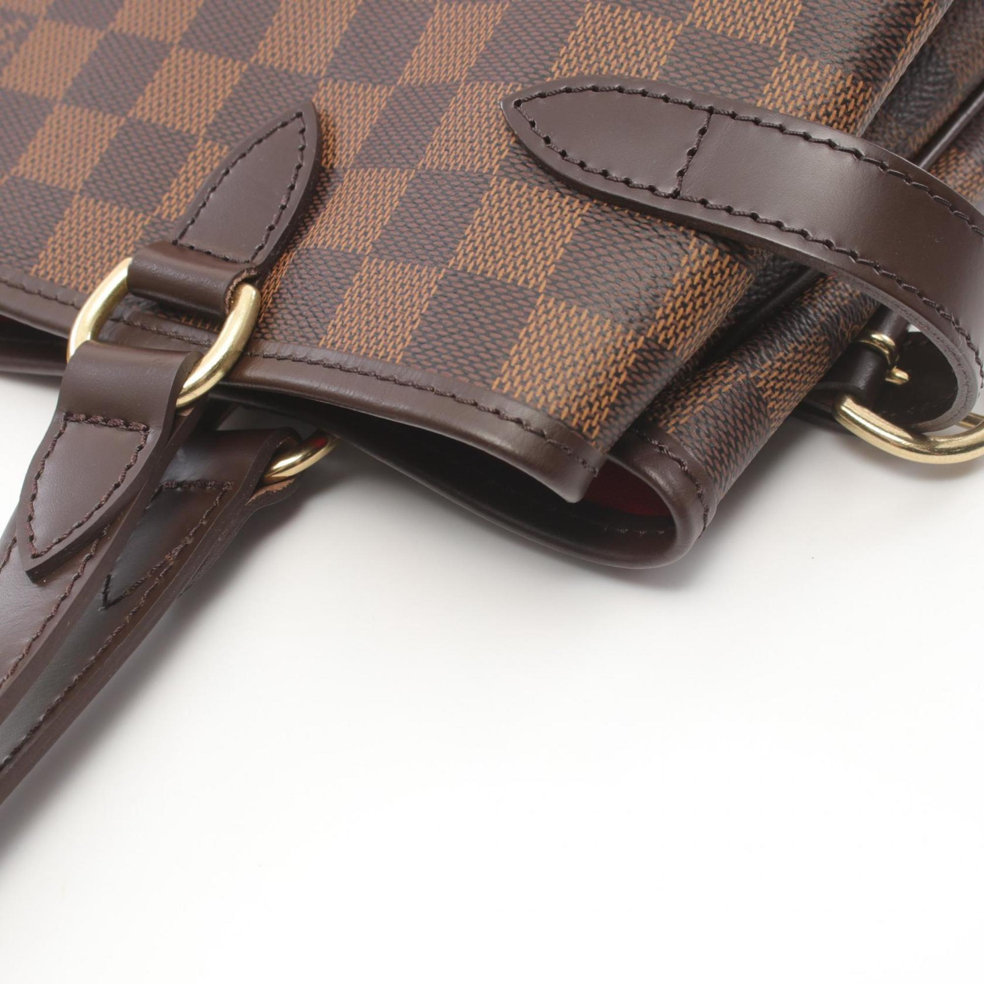 Louis Vuitton Batignolles Horizontal Shoulder Bag Coated Canvas Leather Damier Women's Brown N48179