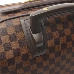 Louis Vuitton Pegasus 45 Carry Bag, Coated Canvas, Leather, Damier, Men's, Women's, Brown, N23293