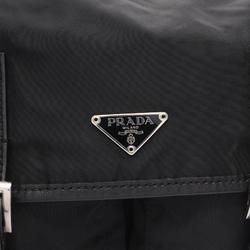 PRADA Shoulder Bag Nylon Leather Women's Black BT0172