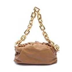 BOTTEGA VENETA Shoulder Bag Leather Women's Brown