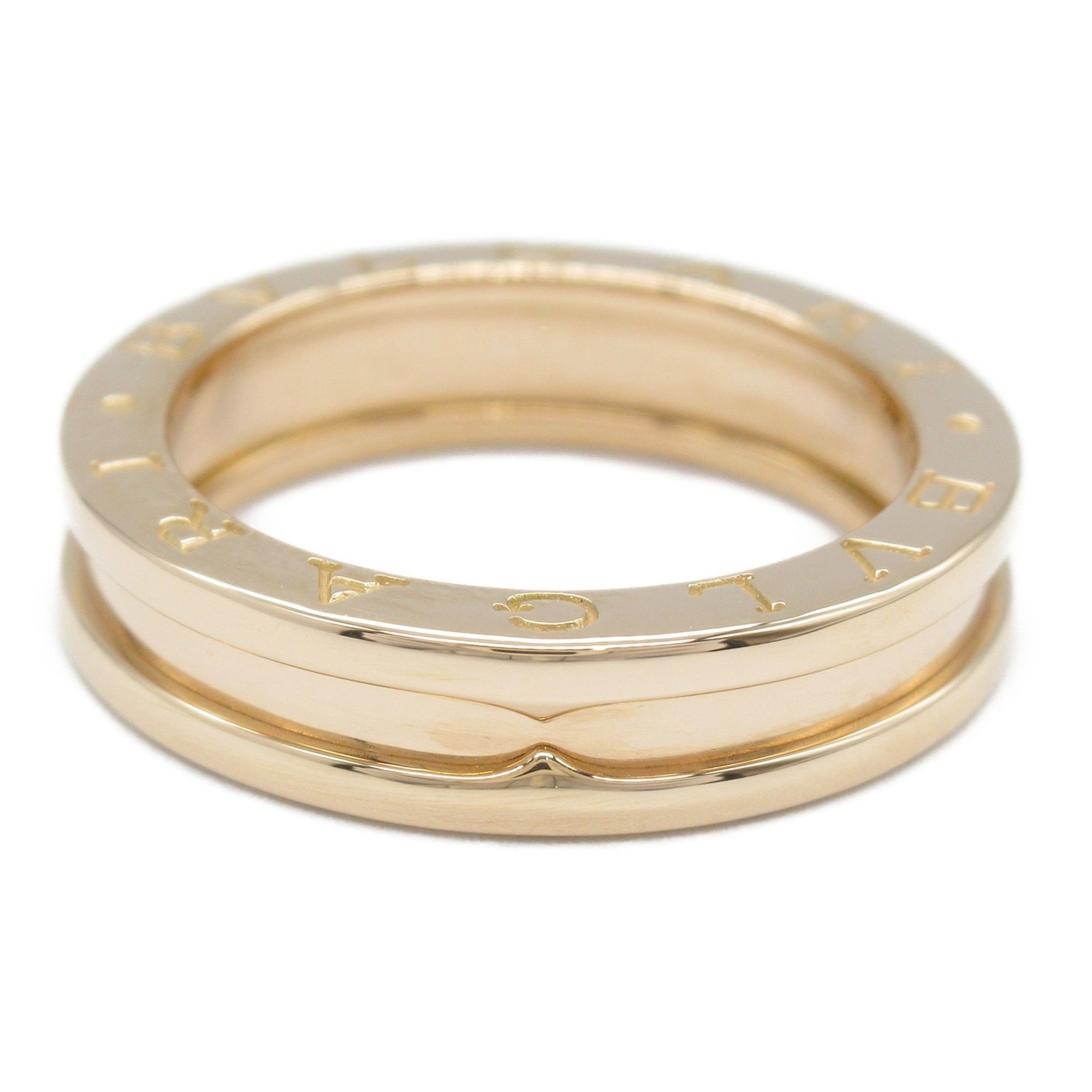 BVLGARI B-zero1 Ring XS Size K18PG (Pink Gold) Men's Women's Gold 336003