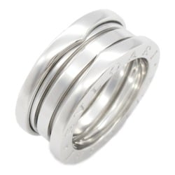 BVLGARI B-ZERO1 B-Zero One Ring, K18WG (White Gold), Men's, Women's, Silver