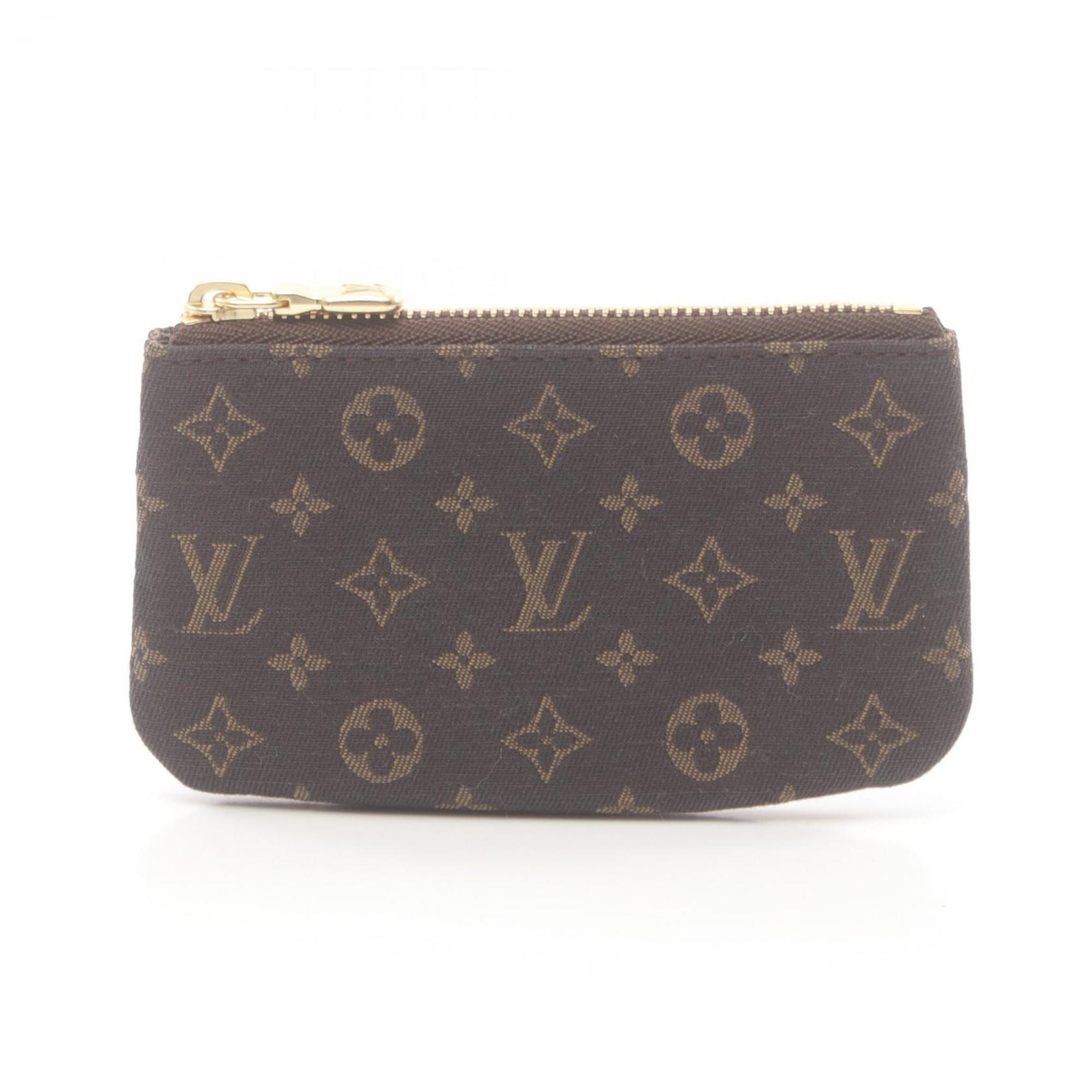 Louis Vuitton LOUIS VUITTON Pochette Cle Wallet/Coin Case Wallet Canvas Monogram Lan Women's Brown M95230