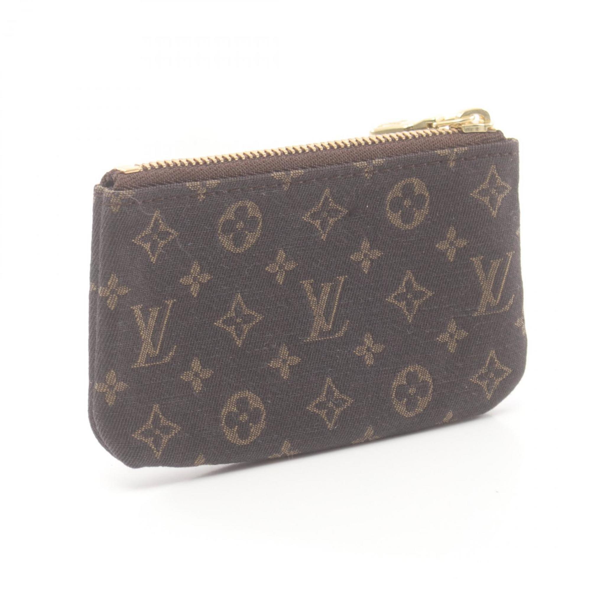 Louis Vuitton LOUIS VUITTON Pochette Cle Wallet/Coin Case Wallet Canvas Monogram Lan Women's Brown M95230