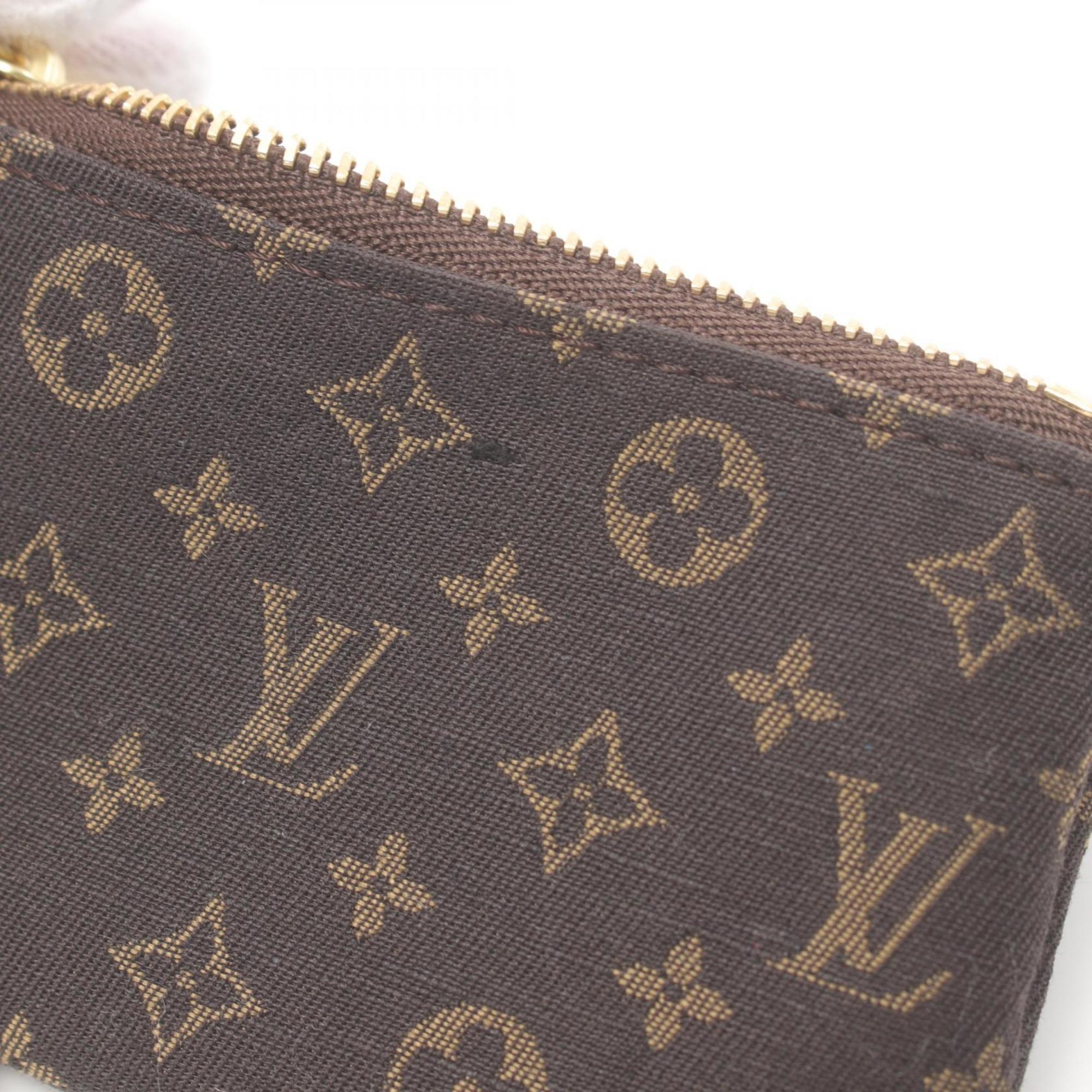 Louis Vuitton LOUIS VUITTON Pochette Cle Wallet/Coin Case Wallet Canvas Monogram Lan Women's Brown M95230