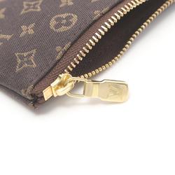 Louis Vuitton LOUIS VUITTON Pochette Cle Wallet/Coin Case Wallet Canvas Monogram Lan Women's Brown M95230