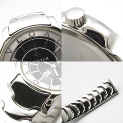 BVLGARI Solotempo Watch Stainless Steel Ladies Black ST29S