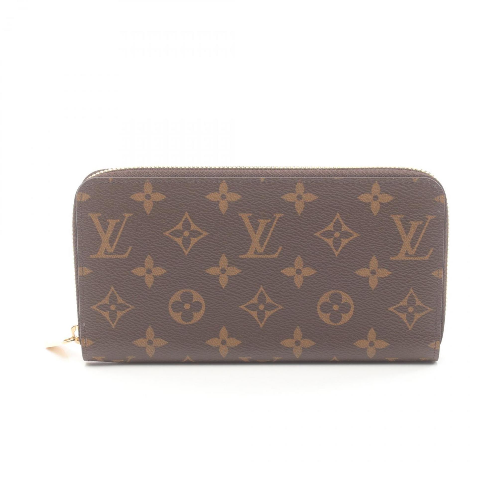 Louis Vuitton LOUIS VUITTON Zippy Wallet Round Long Coated Canvas Monogram Men's Women's Brown M42616