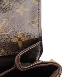 Louis Vuitton Metis MM Pochette Handbag, Coated Canvas, Leather, Monogram, Women's, Brown, M44875