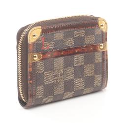 Louis Vuitton LOUIS VUITTON Zippy Coin Purse Damier Trunk Time Wallet/Coin Case Wallet Coated Canvas Leather Women's Brown Multicolor M52745