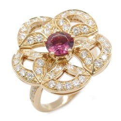 BVLGARI Diva Dream Pink Tourmaline Diamond Ring, K18PG (Pink Gold), Diamond, Tourmaline, Women's, Pink, Clear