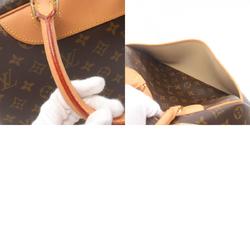 Louis Vuitton Deauville Bowling Vanity Handbag Bag Coated Canvas Leather Monogram Women's Brown M47270