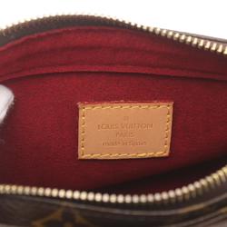 Louis Vuitton Vivacite PM Shoulder Bag, Coated Canvas, Leather, Monogram, Women's, Brown, M51165