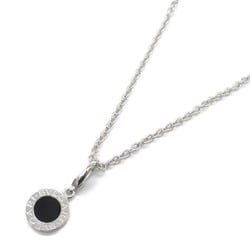 BVLGARI Necklace K18WG (White Gold) Onyx Men's Women's Black