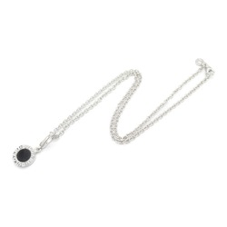 BVLGARI Necklace K18WG (White Gold) Onyx Men's Women's Black