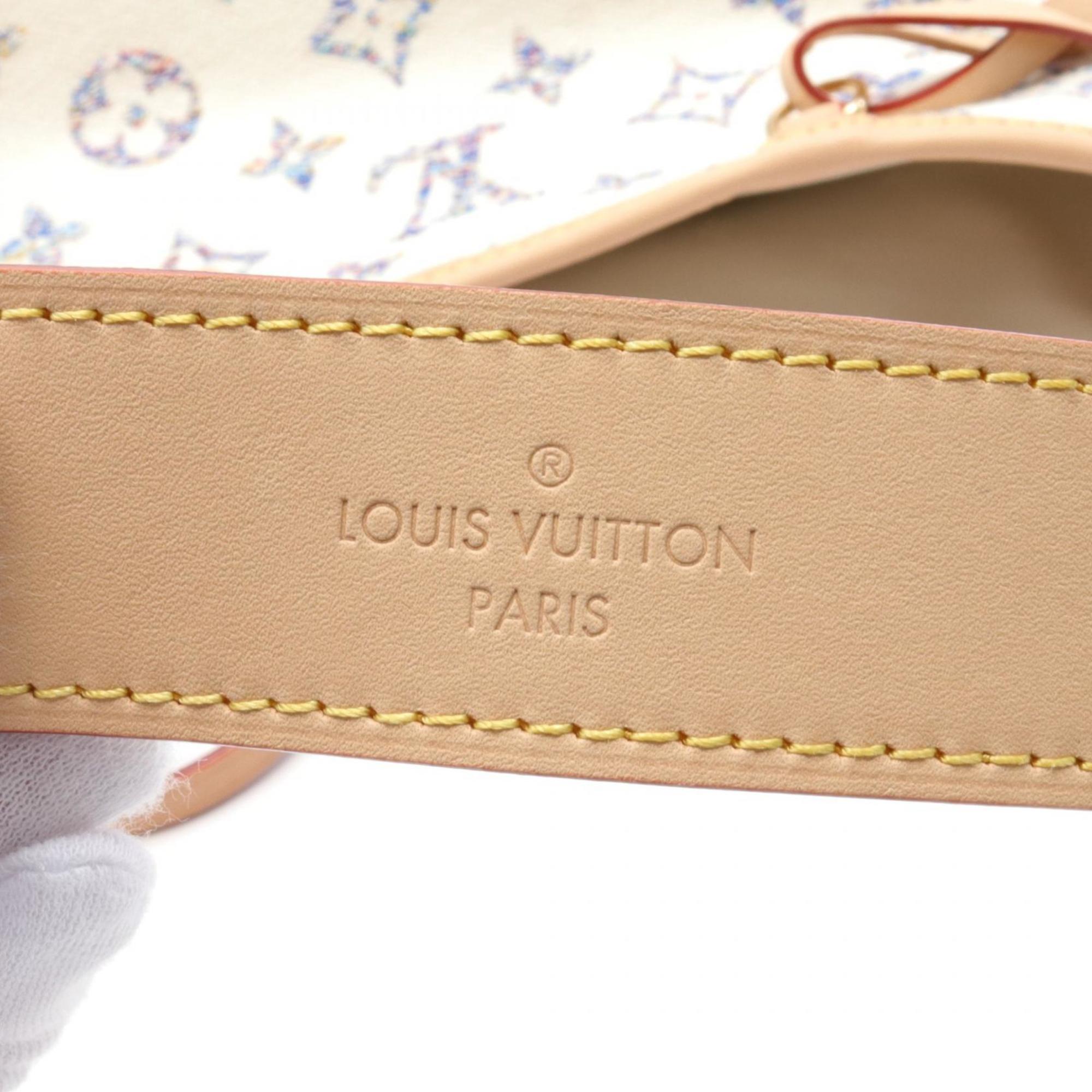 Louis Vuitton LOUIS VUITTON Carryall NMPM Monogram Jacquard Shoulder Bag Leather Women's White Multicolor M24707