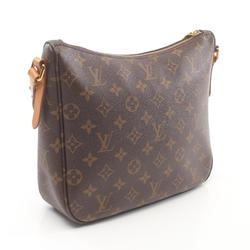 Louis Vuitton Mabillon Shoulder Bag, Coated Canvas, Leather, Monogram, Women's, Brown, M41679