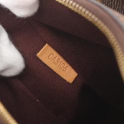 Louis Vuitton Mabillon Shoulder Bag, Coated Canvas, Leather, Monogram, Women's, Brown, M41679