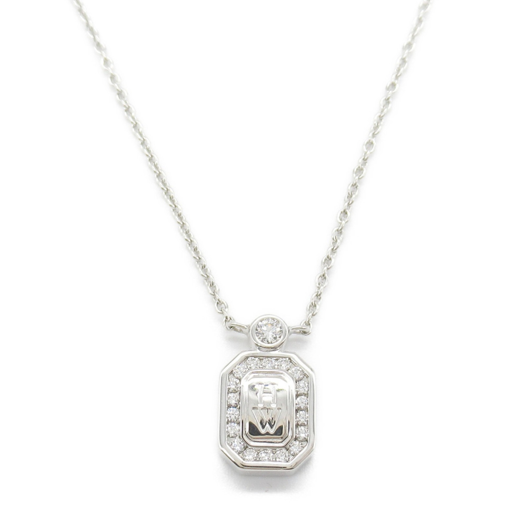 Harry Winston HARRY WINSTON HW Necklace K18WG (White Gold) Diamond Ladies Clear PEDWRD16HWL