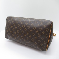 Louis Vuitton Speedy 35 Handbag, Coated Canvas, Monogram, Women's, Brown, M41524