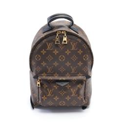 Louis Vuitton Palm Springs PM Monogram Rucksack Backpack Bag Coated Canvas Leather Women's Brown Black M41560