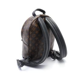 Louis Vuitton Palm Springs PM Monogram Rucksack Backpack Bag Coated Canvas Leather Women's Brown Black M41560