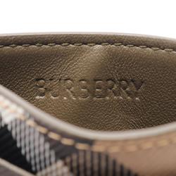 Burberry BURBERRY Business Card Holder/Card Case Coated Canvas Men's Women's Beige Multicolor 8091910