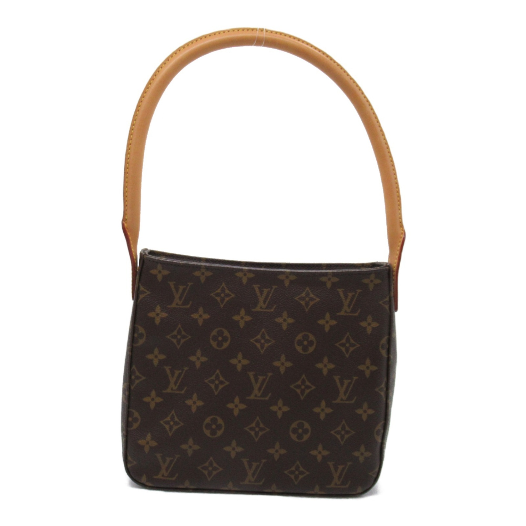 Louis Vuitton LOUIS VUITTON Looping MM Shoulder Bag Coated Canvas Monogram Women's Brown M51146