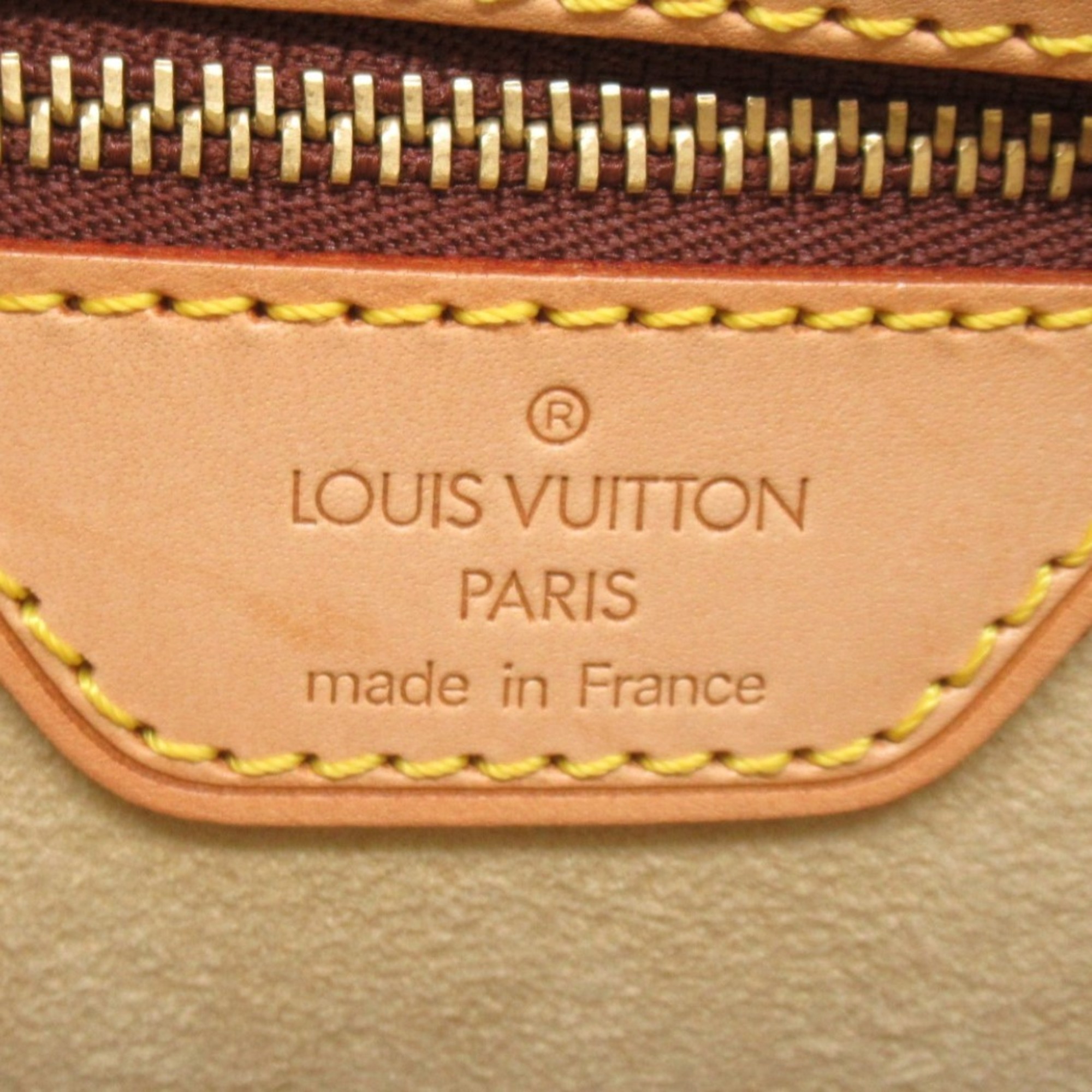 Louis Vuitton LOUIS VUITTON Looping MM Shoulder Bag Coated Canvas Monogram Women's Brown M51146