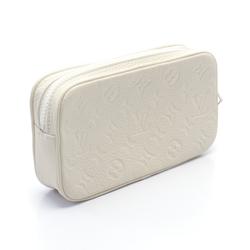 Louis Vuitton LOUIS VUITTON Pochette Volga Second Bag Clutch Leather Monogram Empreinte Women's White M53551