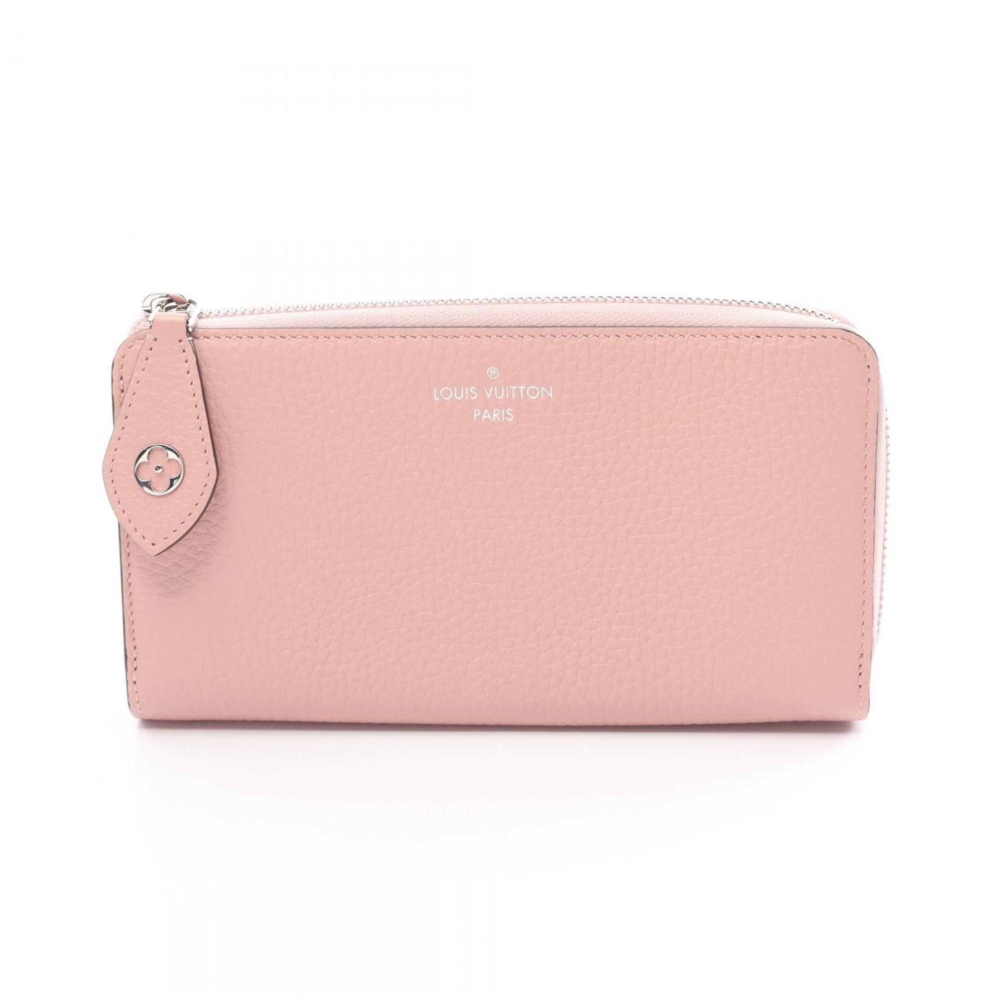 Louis Vuitton LOUIS VUITTON Portefeuille Comet L-shaped long wallet Taurillon leather ladies pink M63103