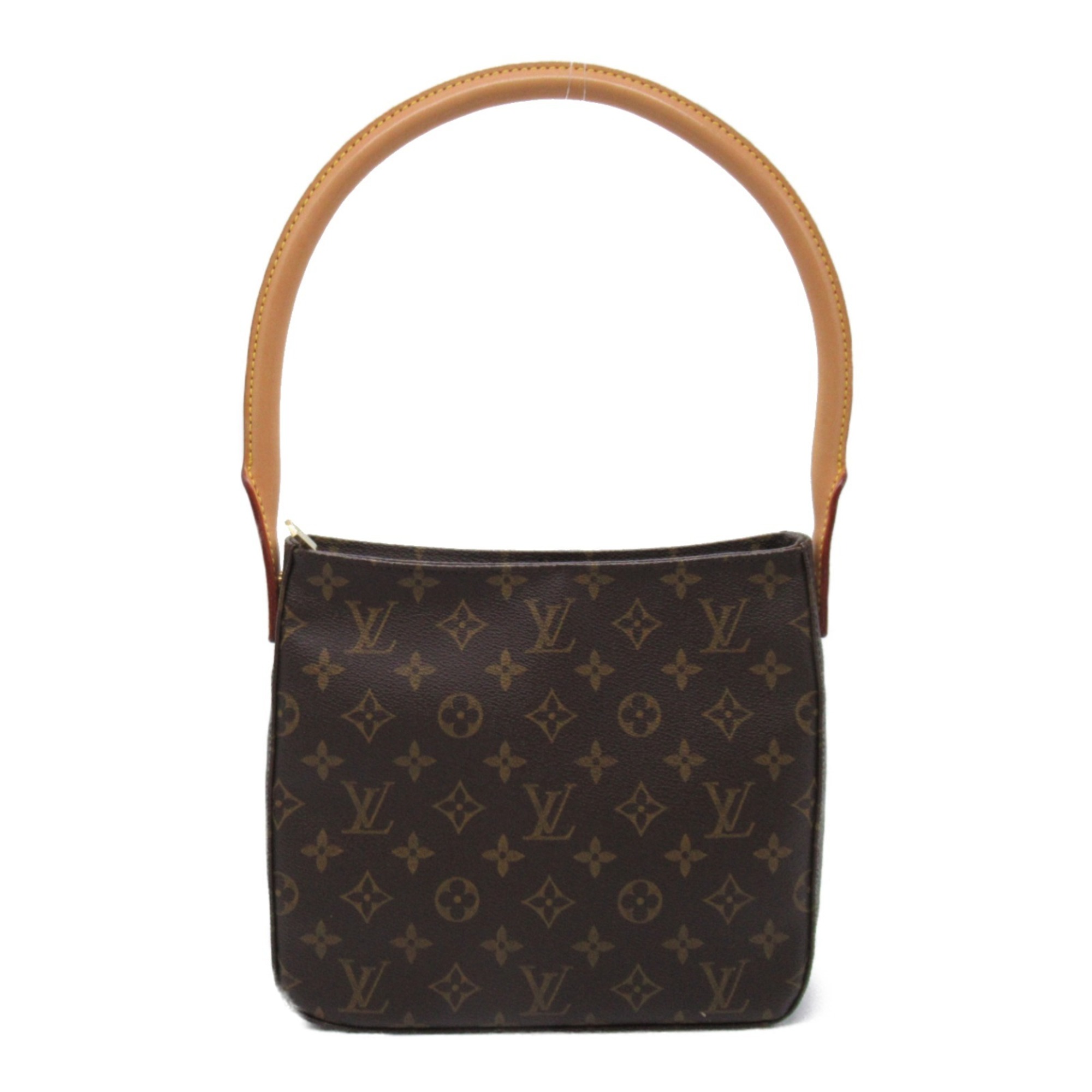 Louis Vuitton LOUIS VUITTON Looping MM Shoulder Bag Coated Canvas Monogram Women's Brown M51146