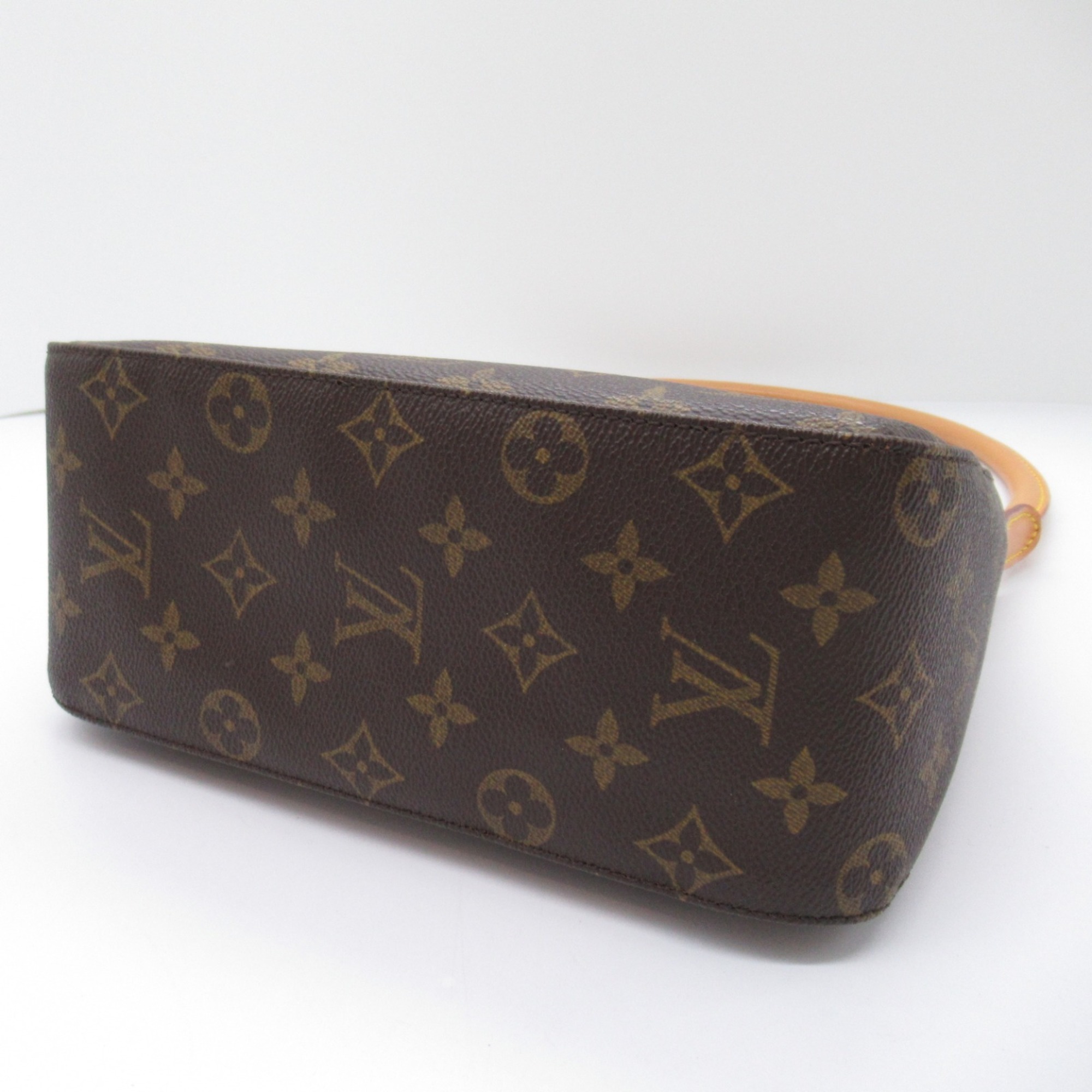 Louis Vuitton LOUIS VUITTON Looping MM Shoulder Bag Coated Canvas Monogram Women's Brown M51146