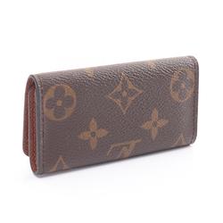 Louis Vuitton LOUIS VUITTON Multicle 4 Key Case Coated Canvas Monogram Women's Brown M69517