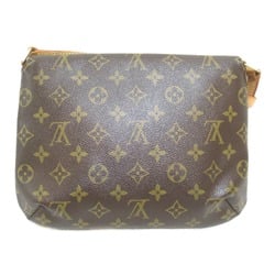 Louis Vuitton Musette Tango Long Shoulder Bag, Coated Canvas, Monogram, Women's, Brown, M51388