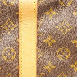 Louis Vuitton Boston Bag Monogram Keepall 55 M41424 Brown Men's Women's