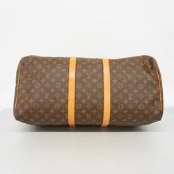 Louis Vuitton Boston Bag Monogram Keepall 55 M41424 Brown Men's Women's