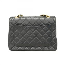 Chanel Shoulder Bag Matelasse Lambskin Black Women's