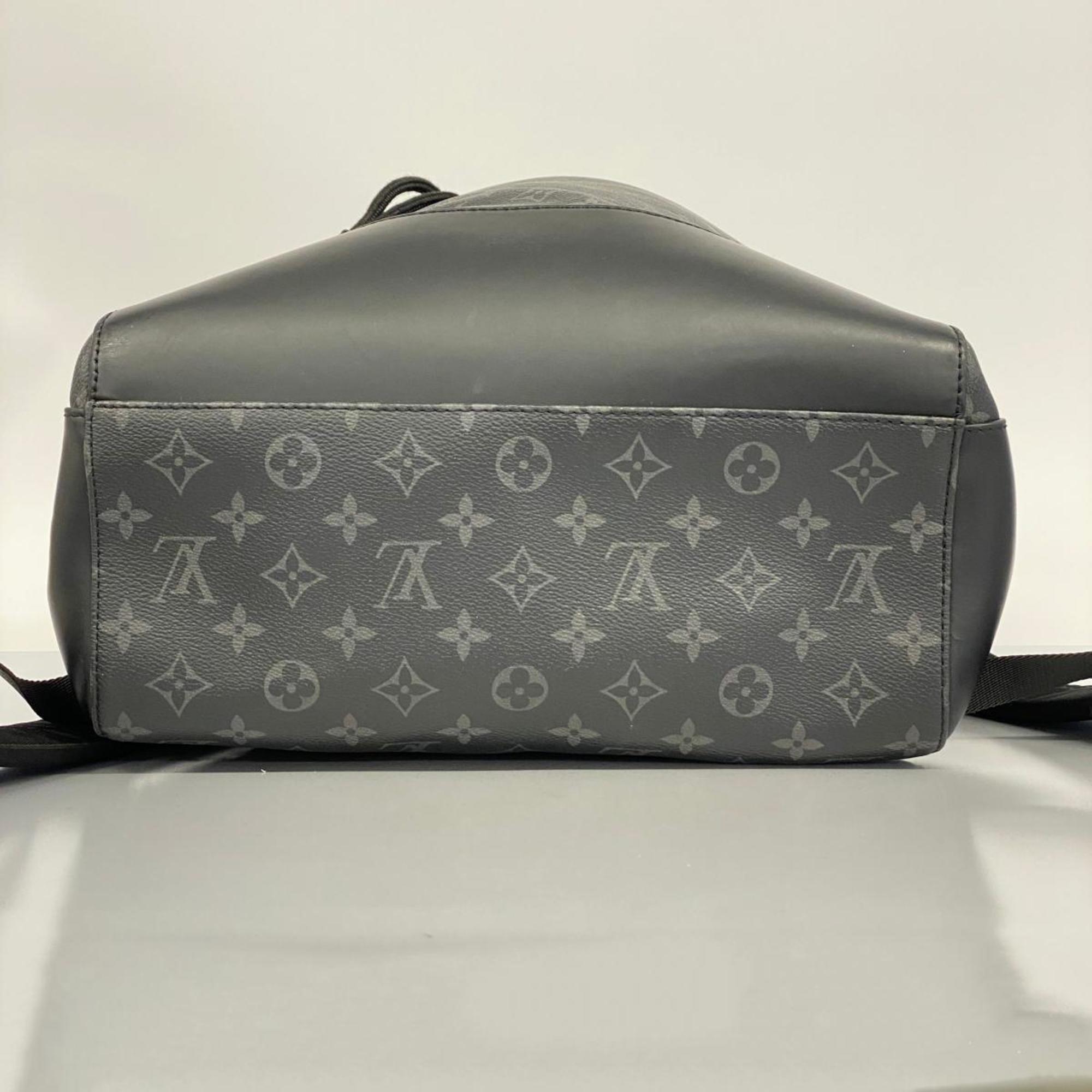 Louis Vuitton Backpack Monogram Eclipse Explorer M40527 Black Men's