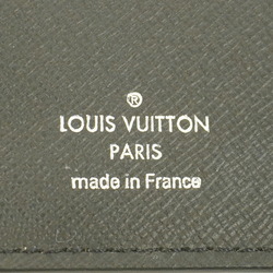 Louis Vuitton Long Wallet Taiga Portefeuilleron M30541 Noir Men's