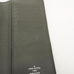 Louis Vuitton Long Wallet Taiga Portefeuilleron M30541 Noir Men's