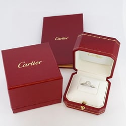 Cartier Solitaire Destine Half Eternity Ring Diamond 0.52ct Size 10 Ladies